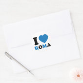 Sticker Rond J'aime l'Italie (Enveloppe)