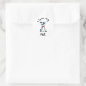 Sticker Rond J'Aime Ma Mutt (Sac)