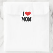 Sticker Rond J'aime maman (Sac)