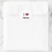 Sticker Rond J'aime Merlot (Sac)
