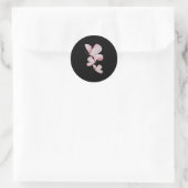 Sticker Rond J'Aime Mes Cadeaux Papillon (Sac)