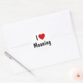 Sticker Rond J'Aime Moaning (Enveloppe)