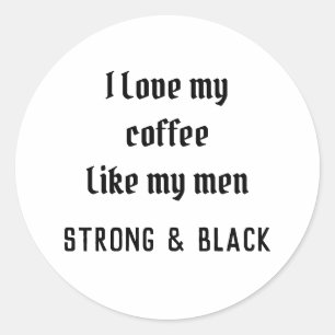 Sticker Rond J'aime mon café