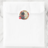 Sticker Rond J'aime mon Cairn Terrier (Sac)