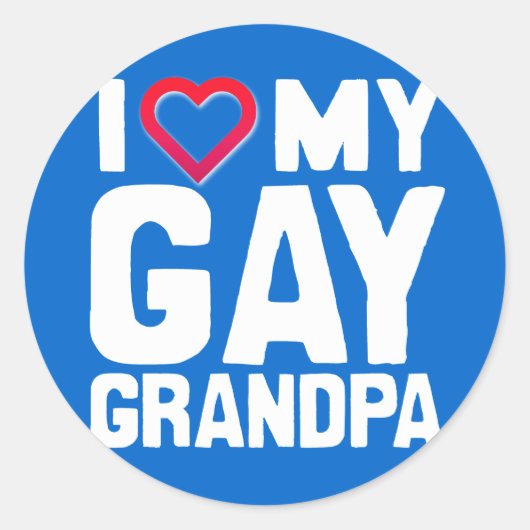 Sticker Rond J'AIME MON GAY GRANDPA - -.png (Devant)