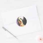 Sticker Rond J'aime mon Havanais (Enveloppe)