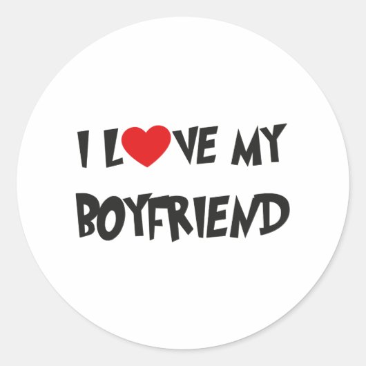 STICKER ROND J'AIME MON PETIT AMI (Devant)