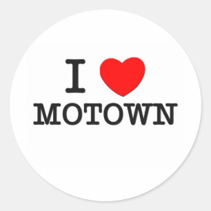 Sticker Rond J'aime Motown