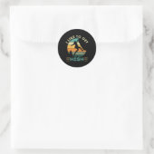 Sticker Rond J'Aime Obtenir Une Escalade High Rock (Sac)