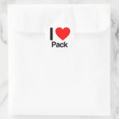 Sticker Rond j'aime pack (Sac)