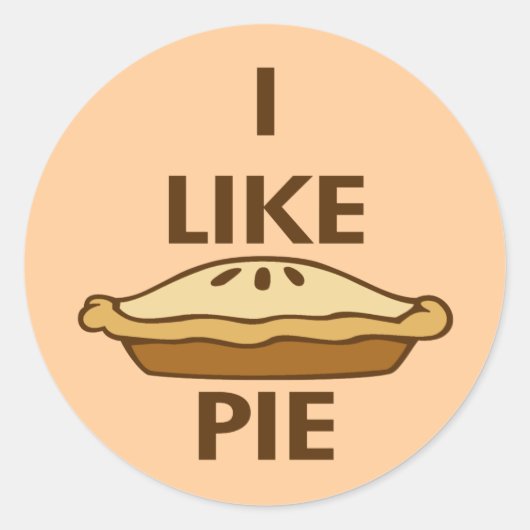 Sticker Rond J'Aime Pie (Devant)