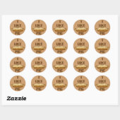 Sticker Rond J'Aime Pie (Feuille)