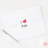 Sticker Rond J'aime Polo (Enveloppe)