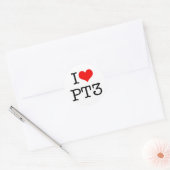 Sticker Rond J'aime PT3 (Enveloppe)