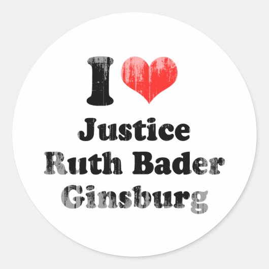 Sticker Rond J'AIME RUTH BADER GINSBURG.png (Devant)