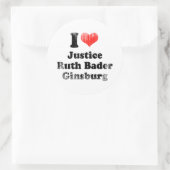 Sticker Rond J'AIME RUTH BADER GINSBURG.png (Sac)