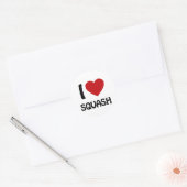 Sticker Rond J'aime Squash (Enveloppe)