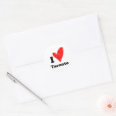 Sticker Rond J'aime Toronto (Enveloppe)