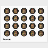 Sticker Rond J'aime Venise (Feuille)