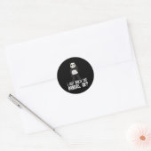 Sticker Rond J'Aime Vraiment Pandas Ok Panda (Enveloppe)