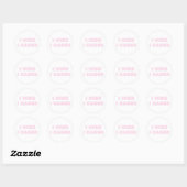 Sticker Rond J'Aimerais M'En Soucier (Feuille)