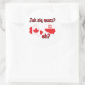 Sticker Rond Jak Sie Masz ? (Sac)