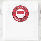 Sticker Rond Jakarta Indonésie (Sac)