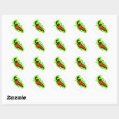 Sticker Rond Jalepeno (Feuille)