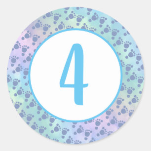 Sticker Rond Jalon mensuel du bébé