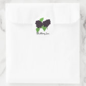 Sticker Rond Jam Blackberry (Sac)