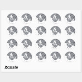 Sticker Rond JAM SPACE : UN NOUVEAU LEGAC™ | DAFFY DUCK™ Motif (Feuille)