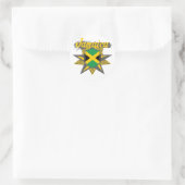 Sticker Rond jamaicastar (Sac)