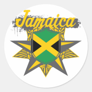 Sticker Rond jamaicastar