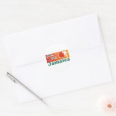 Sticker Rond Jamaïque (Enveloppe)