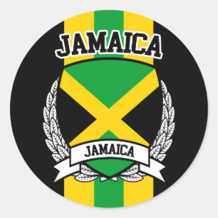 Sticker Rond Jamaïque