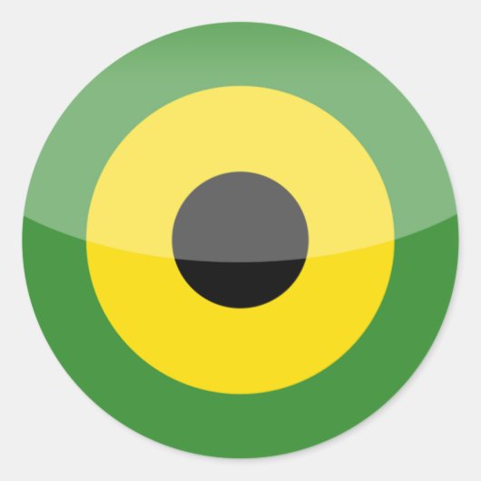 Sticker Rond jamaïque (Devant)