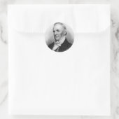 Sticker Rond James Buchanan 15e Président (Sac)