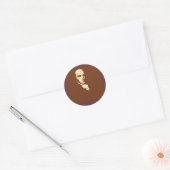 Sticker Rond James Madison (Enveloppe)