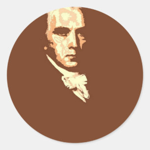 Sticker Rond James Madison 4