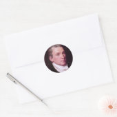 Sticker Rond James Monroe (Enveloppe)