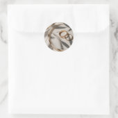 Sticker Rond Japandi wedding (Sac)