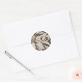 Sticker Rond Japandi wedding (Enveloppe)