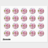Sticker Rond Japanese cherry blossoms (Feuille)