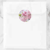 Sticker Rond Japanese cherry blossoms (Sac)