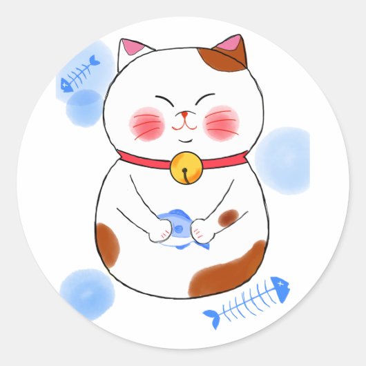 Sticker Rond Japanese　Traditional　Vintage (Devant)