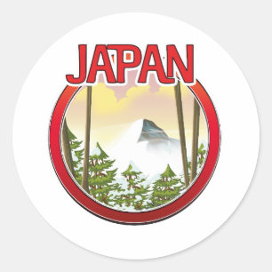 Sticker Rond Japon