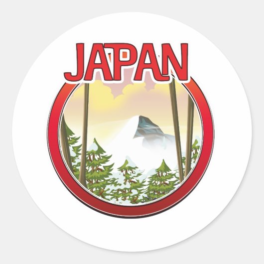 Sticker Rond Japon (Devant)