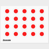 Sticker Rond Japon (Feuille)