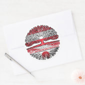 Sticker Rond Japon Japonais (Enveloppe)