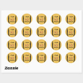 Sticker Rond J'appelle Shotgun (c) WhiteTigerLLC.com (Feuille)